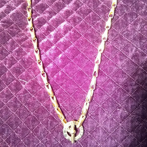 CELINE PARIS GOLD PLATED NECKLACE